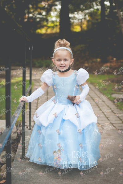 Cinderella dress for Birthday costume or Photo shoot Cinderella dress outfit Birthday dress Cinderella costume Princess dress for Birthday