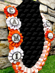 High School Graduation Lei | Senior Night Gift Lei | Braided Ribbon Lei | Graduation Ribbon Lei | College Graduate Lei | Promotion Lei