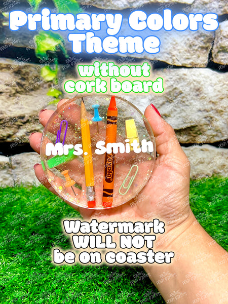 Teacher Appreciation Week Gift | Teacher Coaster | Back To School Teacher Gift | Thank You Gift | Teacher Gift | Personalized Teacher Gift