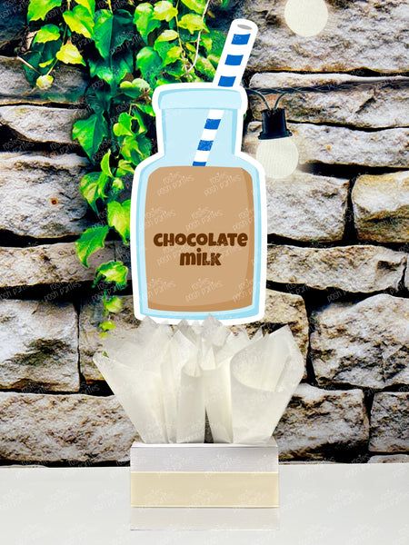 Cookies and Milk Theme | Cookies and Milk Birthday | Cookies and Milk Baby Shower | Its a boy | Cookies and Milk Party Decoration SET OF 4
