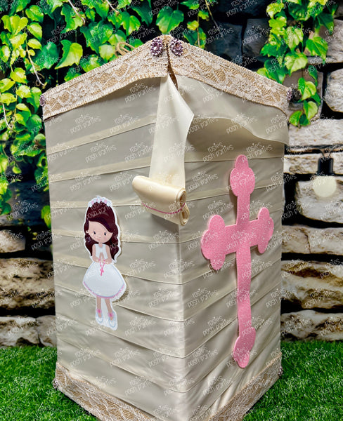 First Communion Piñata | Spinning Piñata | Candy Favor | Mi Primera Communion | Piñata Giratoria | Spinata | No stick Birthday Piñata