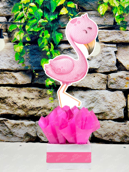Flamingo Theme | Flamingle Bridal Shower Theme | Bride to Be Theme | Tropical Party | Pool Party | Hawaiian Luau Pool Centerpiece SET OF 4