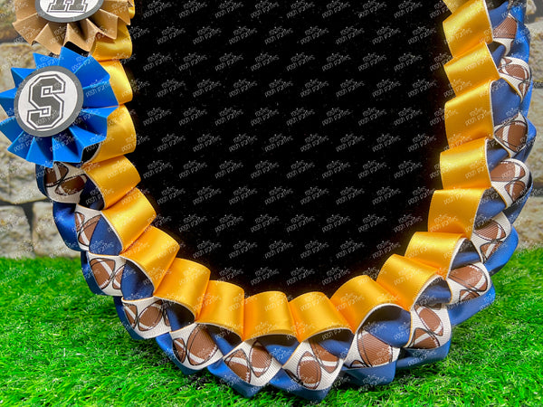 Graduation Lei | Theatre Lei | Senior Night Gift Lei | Braided Ribbon Lei | Graduation Ribbon Lei | Graduate Lei | Music Drama Lei