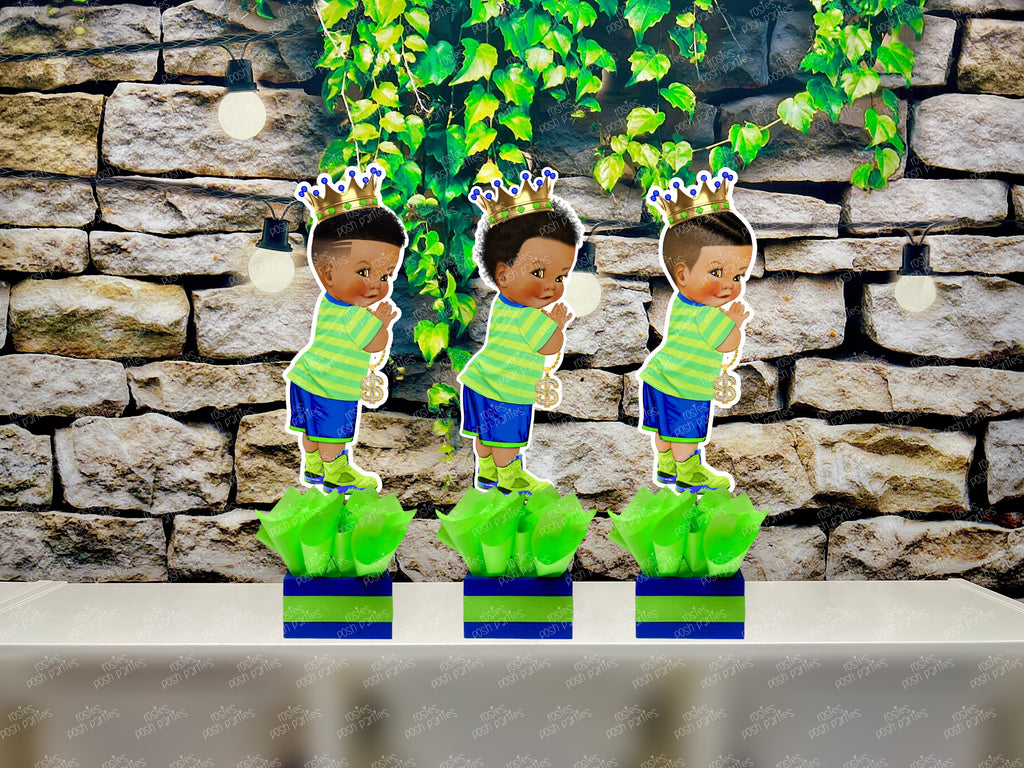Fresh Prince Theme | Royal Baby Shower | 90s Fresh Party | Retro Prince Birthday Table Centerpiece INDIVIDUAL
