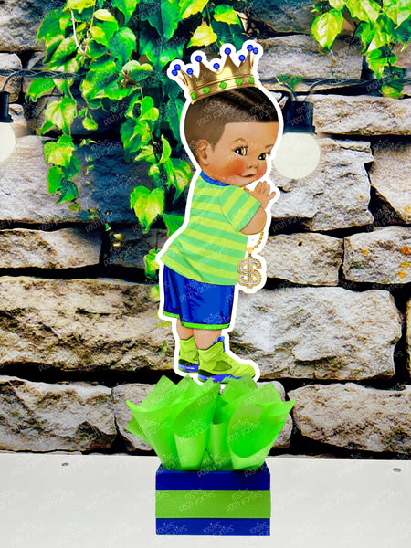 Fresh Prince Theme | Royal Baby Shower | 90s Fresh Party | Retro Prince Birthday Table Centerpiece INDIVIDUAL