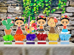 Frida Birthday | Frida Baby Shower Theme | Frida Party Theme | Frida Decoration | Fiesta Mexicana Theme Centerpiece Decoration INDIVIDUAL