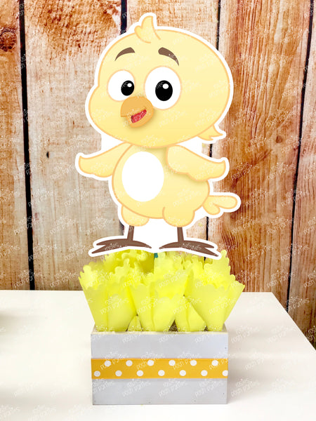 gallina pintadita birthday theme party centerpiece decoration