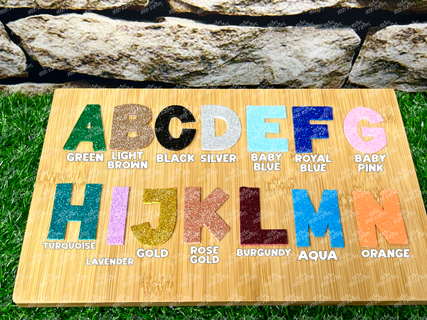 Glitter Foam Letters | Alphabet Letters | Pick Your Own Letters | You Choose Your Letters | Project Letters | Scrapbooking | Embellishments