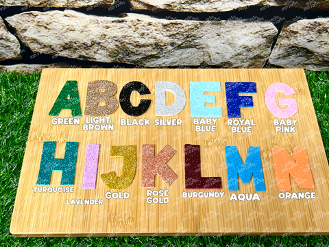 Glitter Foam Letters | Alphabet Letters | Pick Your Own Letters | You Choose Your Letters | Project Letters | Scrapbooking | Embellishments