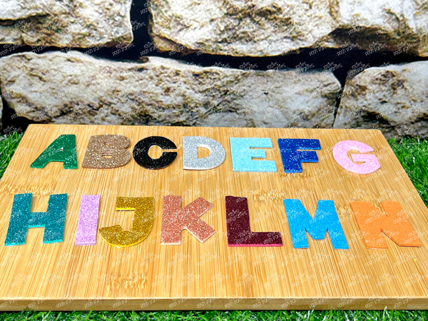 Glitter Foam Letters | Alphabet Letters | Pick Your Own Letters | You Choose Your Letters | Project Letters | Scrapbooking | Embellishments