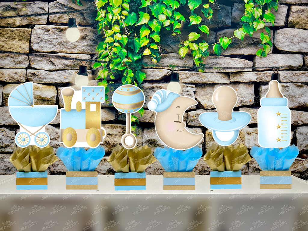 Its a boy 2024 centerpieces