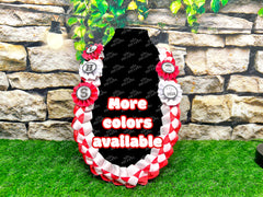 High School Graduation Lei | Senior Night Gift Lei | Braided Ribbon Lei | Graduation Ribbon Lei | College Graduate Lei | Promotion Lei