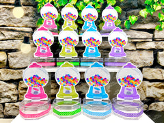 Sweet Candy Land Birthday Theme | Gumball Candy Jar Favors | Candy Land Favor Decoration | Sweet Candy Decoration Candy Land Theme SET OF 12