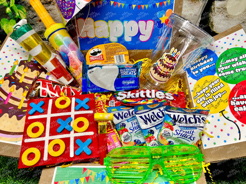 University and College Care Package | Happy Birthday Package | College Care Package | Birthday Party In A Box Care Package | College Gift
