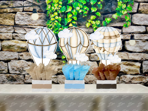 Hot Air Balloon Baby Shower Theme | Hot Air Balloon Birthday Centerpiece | Hot Air Balloon Party Decoration | INDIVIDUAL