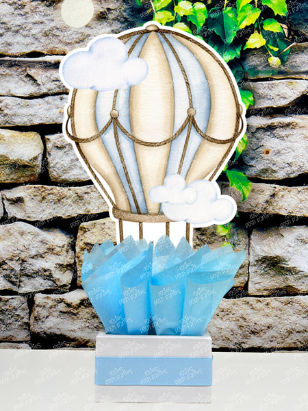 Hot Air Balloon Baby Shower Theme | Hot Air Balloon Birthday Centerpiece | Hot Air Balloon Party Decoration | INDIVIDUAL