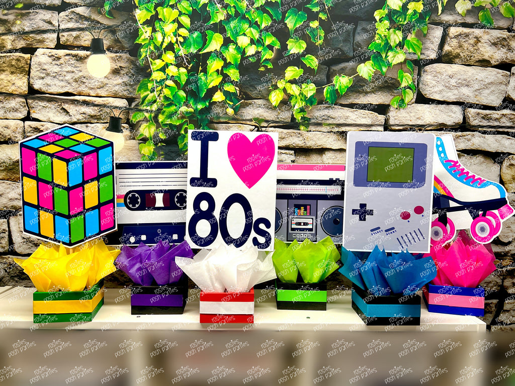 I love 80s Theme Birthday Party Decoration