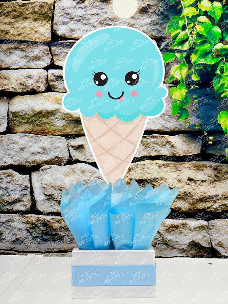 Ice Cream Medium Strawberry Sundae Macarons Diaper Cake