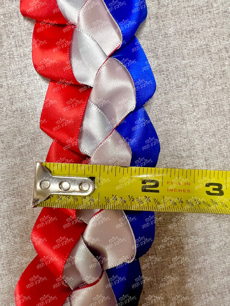 Military Graduation Lei | Navy Promotion Lei | Troops Graduation Gift Lei | Braided Ribbon| Graduation Ribbon Lei | Navy Academy Graduate