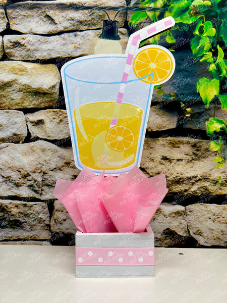 Lemonade Pink Baby Shower Birthday Theme Centerpiece Party Decoration