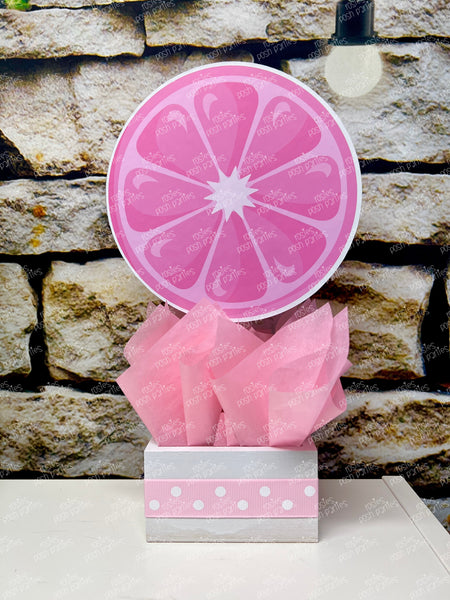 Lemonade Pink Baby Shower Birthday Theme Centerpiece Party Decoration