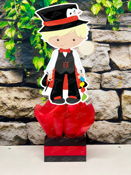 Blonde Magician Theme Birthday Party Centerpiece Decoration INDIVIDUAL