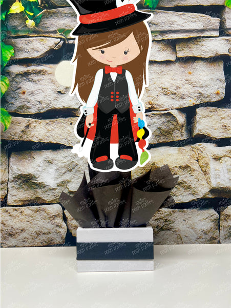 Brown Magician Theme Birthday Party Centerpiece Decoration INDIVIDUAL