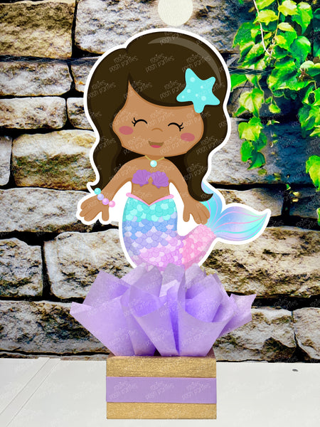 Mermaid Birthday Theme | Mermaid Baby Shower Theme | Mermaid Centerpiece Decoration | Mermaid Party | Under the Sea Theme | Sea INDIVIDUAL