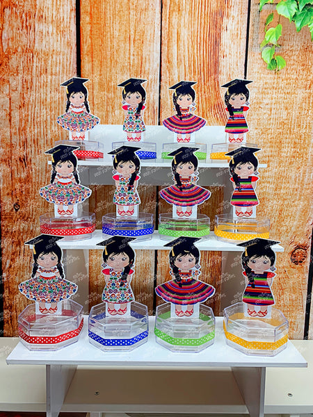 mexican graduation party theme candy jar favor decoration