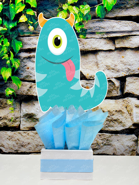 Monster Birthday centerpieces | Little Monsters Theme | Cute birthday centerpiece decoration | Little Monsters Party SET OF 6