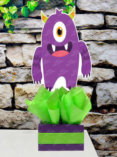 Monster Birthday centerpieces | Little Monsters Theme | Cute birthday centerpiece decoration | Little Monsters Party INDIVIDUAL