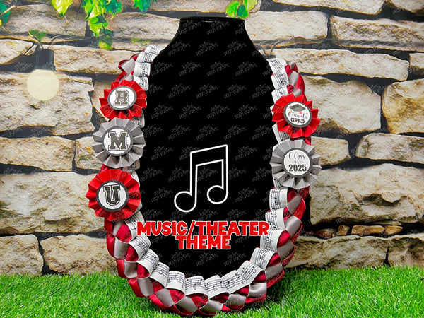 Soccer Graduation Lei | Volleyball Lei | Senior Night Gift Lei | Braided Ribbon Lei | Graduation Ribbon Lei | Graduate Lei | Sports Lei