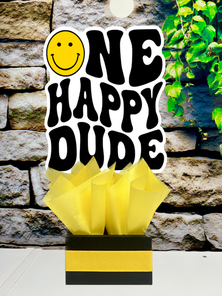 One Happy Dude | First Birthday | Happy Dude Theme | One Happy Dude Party Decoration | First Birthday Centerpiece | One Happy Dude INDVIDUAL