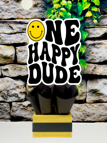 One Happy Dude | First Birthday | Happy Dude Theme | One Happy Dude Party Decoration | First Birthday Centerpiece | One Happy Dude INDVIDUAL