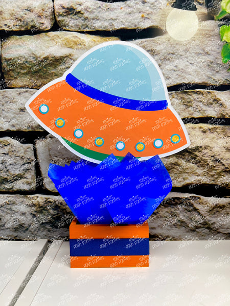 Outer Space Theme | Blast Off Centerpiece | Astronaut Baby Shower | Astronauts Birthday Party | Outer Space Planets Birthday Theme SET OF 6