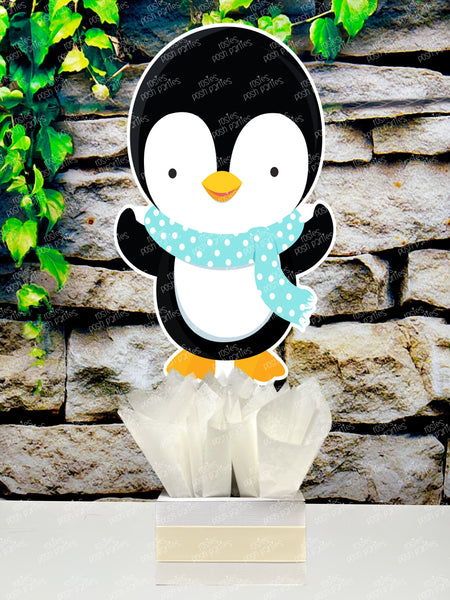 Penguin Birthday Theme | Winter Wonderland Centerpieces | Arctic Theme Party | Winter Penguin Snowmen Birthday Baby Shower Theme INDIVIDUAL