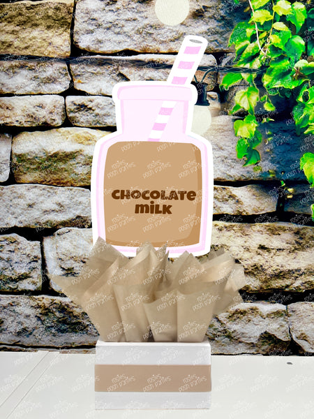Cookies and Milk Theme | Cookies and Milk Birthday | Cookies and Milk Baby Shower | Its a girl | Cookies and Milk Party Decoration SET OF 4