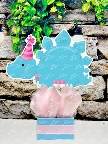 Pink Dinosaur Theme | Pink Dinosaur Baby Shower | Pink Dinosaur Birthday Centerpiece Decoration | Girl Dinosaur Party Decoration INDIVIDUAL