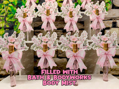 Personalized Floral Body Mist Favors | Baby in Bloom | Bridal Shower, Baby Shower, Bachelorette Party Guest Gift