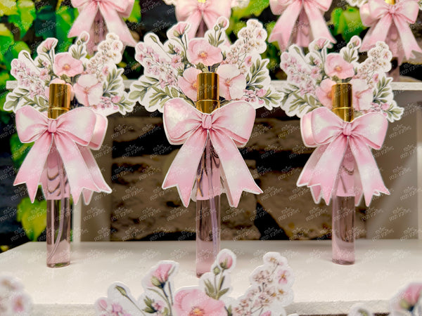 Personalized Floral Body Mist Favors | Baby in Bloom | Bridal Shower, Baby Shower, Bachelorette Party Guest Gift