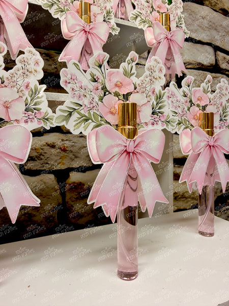 Personalized Floral Body Mist Favors | Baby in Bloom | Bridal Shower, Baby Shower, Bachelorette Party Guest Gift