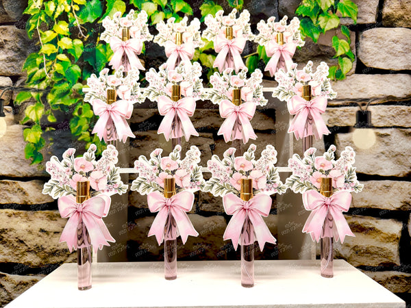 Personalized Floral Body Mist Favors | Baby in Bloom | Bridal Shower, Baby Shower, Bachelorette Party Guest Gift