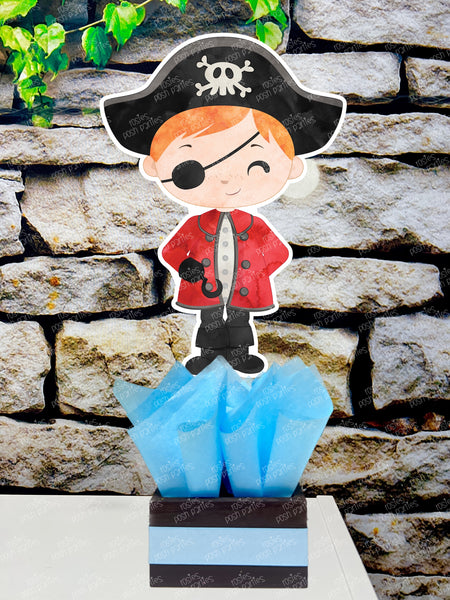 Pirate Birthday Theme | Pirate Baby Shower | Pirate Decoration | Ahoy Baby Shower | Ahoy Its a Boy Theme | Centerpiece Decoration SET OF 5