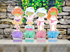 Spa Day Theme | Bridesmaid Party | Bridal Shower Spa Day Party | Table Centerpiece Decoration SET OF 4