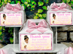 Royal Princess Girl Baby Shower | Princess Gable Favor Box Theme | Afro Princess | Afro Baby Shower | African Baby Shower | Ruffles VARIETY