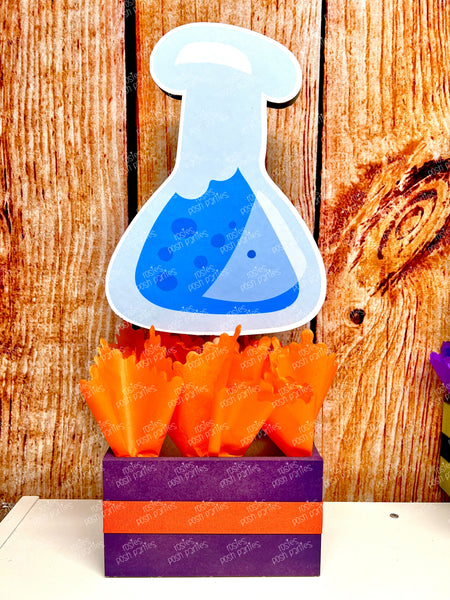 Science Birthday Theme Centerpiece Decoration | Science Party | Science Theme | DNA Party | Mad Scientist Party | Science Decor SET OF 6
