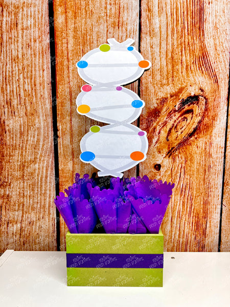 Science Birthday Theme Centerpiece Decoration | Science Party | Science Theme | DNA Party | Mad Scientist Party | Science Decor INDIVIDUAL