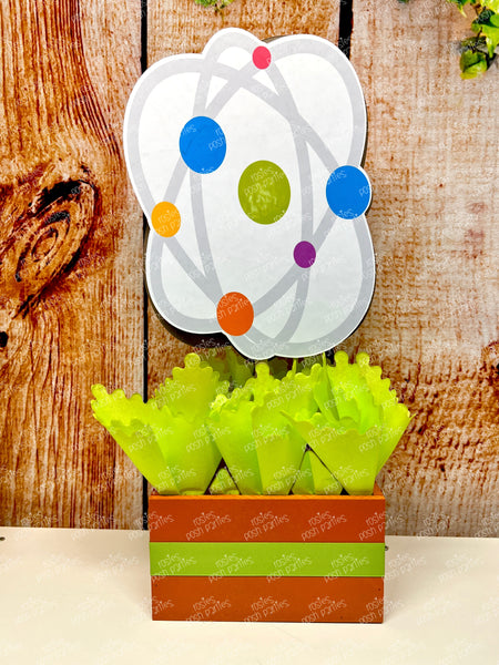 Science Birthday Theme Centerpiece Decoration | Science Party | Science Theme | DNA Party | Mad Scientist Party | Science Decor SET OF 6