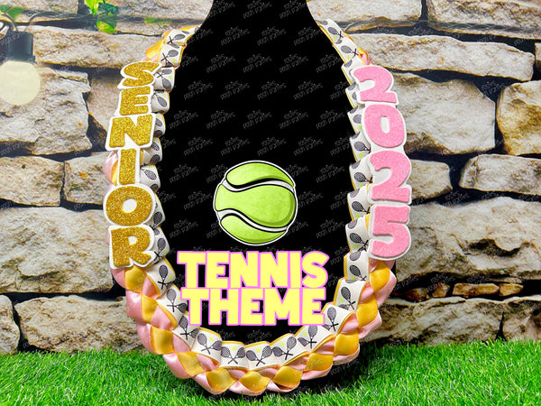 Baseball Sports Graduation Lei | Promotion Gift Lei | Sports Senior Night Gift Lei | Braided Ribbon Lei | Graduation Ribbon Lei | Graduate
