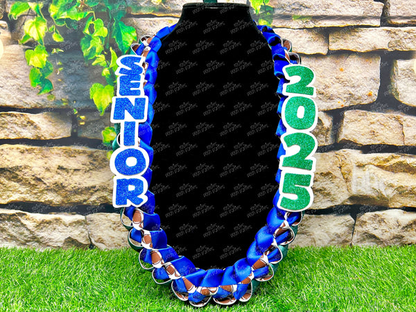 Soccer Sports Graduation Lei | Promotion Gift Lei | Sports Senior Night Gift Lei | Braided Ribbon Lei | Graduation Ribbon Lei | Graduate